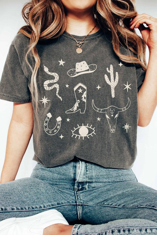 Boho Cowboy Graphic Tee