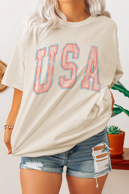 USA Oversized Tee