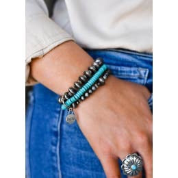 Navajo Turquoise Stretch Bracelet