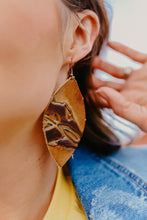 Load image into Gallery viewer, Leather Steer Head Earrings
