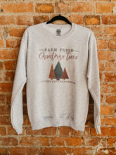 Load image into Gallery viewer, Farm Fresh Christmas Trees Sweatshirt
