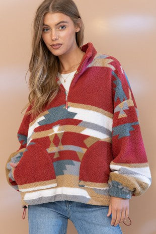 Wynonna Aztec Pullover