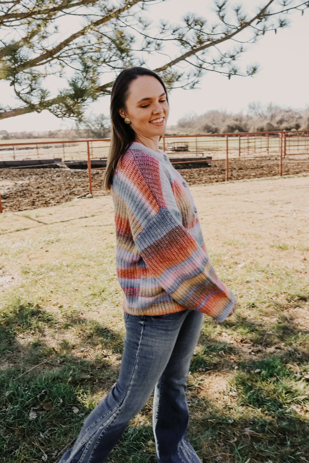 Ombré Multi Color Sweater